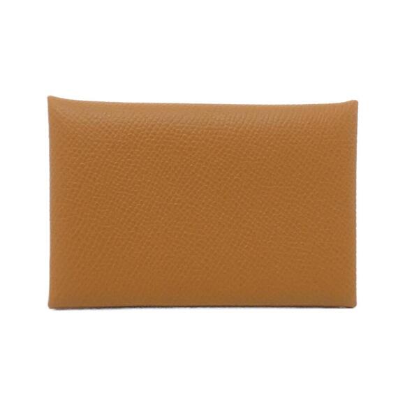 Hermes Hermès Calvi 044164CK Business Card Case